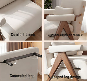 Convertible Sleeper Chair Sofa Bed – 3-in-1 Adjustable Backrest