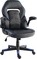Ergonomic Gaming Chair with Flip-Up Armrests & 360° Swivel