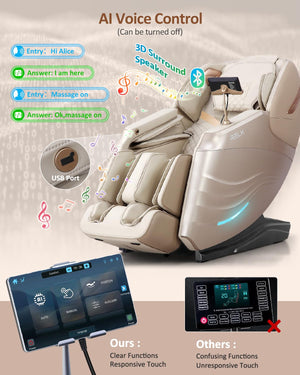 Full Body Massage Chair with Zero Gravity SL-Track