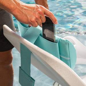In-Pool Lounge Chairs for Sun Shelf Set of 2 with Adjustable Risers