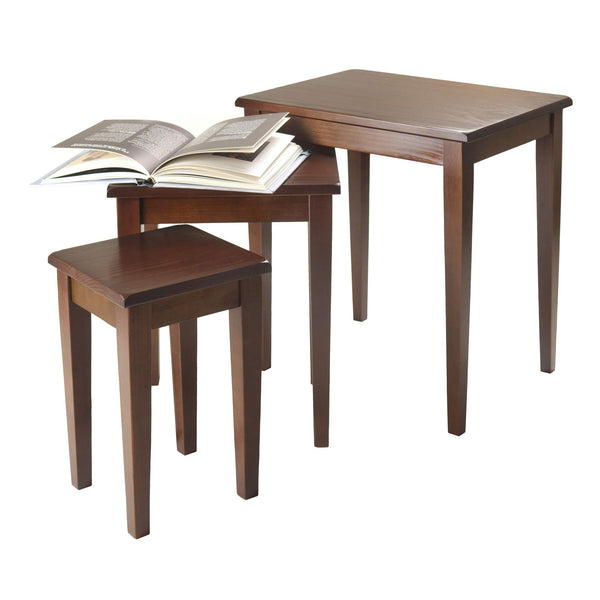 Nesting Accent Tables, Walnut, Set of 3