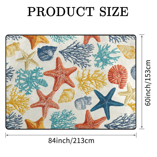 Kids Play Area Rug Non-Slip 5x7 Soft Low-Pile