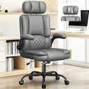 High-Back Ergonomic Office Chair with Adjustable Headrest & Flip-Up Armrests
