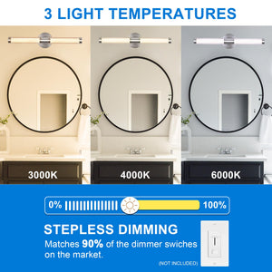 22.4 Inch Dimmable LED Bathroom Vanity Light Bar