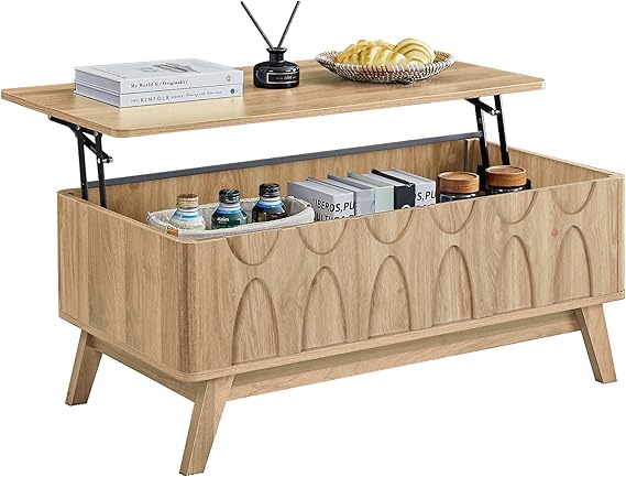 Lift Top Coffee Table with Hidden Storage