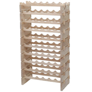 Solid Wood Stackable Wine Rack
