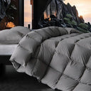 Down Fiber Comforter with Baffle Box Quilting