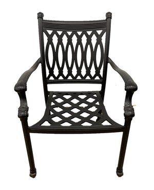 Grand Tuscany Outdoor Cast Aluminum Extendable Dining Set