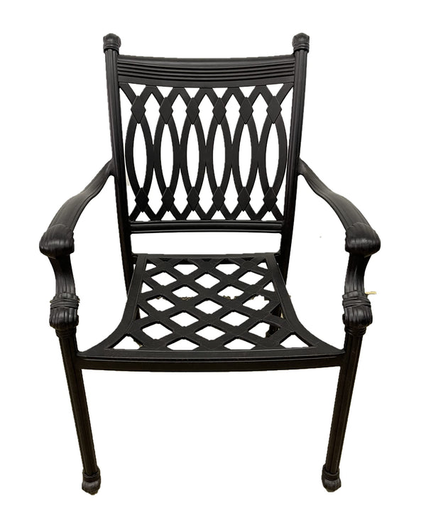 Grand Tuscany Outdoor Cast Aluminum Extendable Dining Set