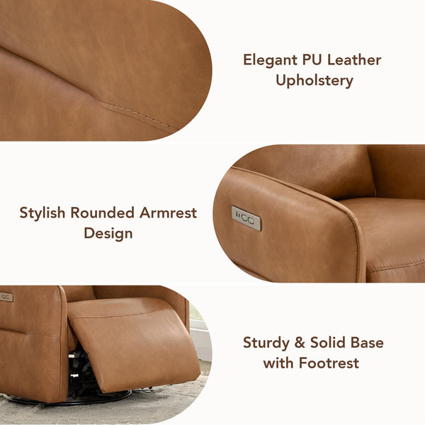 Power Recliner Chair with USB & Type-C Charging