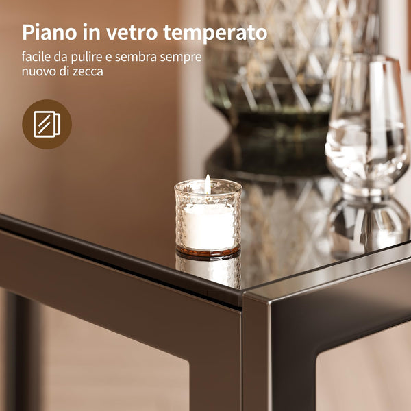 7-Piece Tempered Glass Dining Table Set for 6
