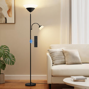 Torchiere Floor Lamp with Reading Light