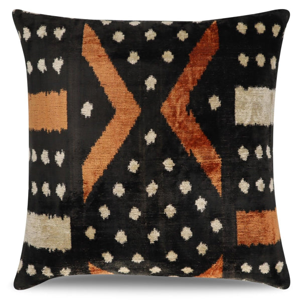 Handmade Velvet Throw Pillow with Down Feather Insert – 16x16 Inch