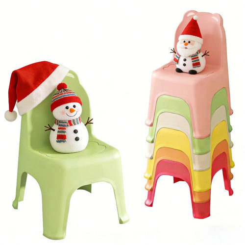 Stackable Kids Plastic Classroom Chairs – Rainbow Colors