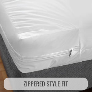 Waterproof Mattress Protector – Fitted & Zippered, Full & King, Pack of 24