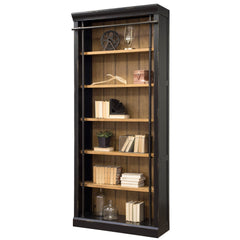 Toulouse 6-Shelf Bookcase – Aged Ebony