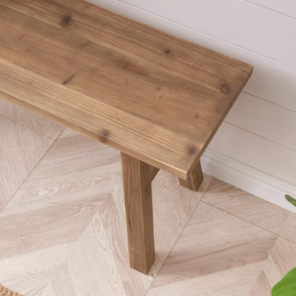 Solid Wood Entryway Bench