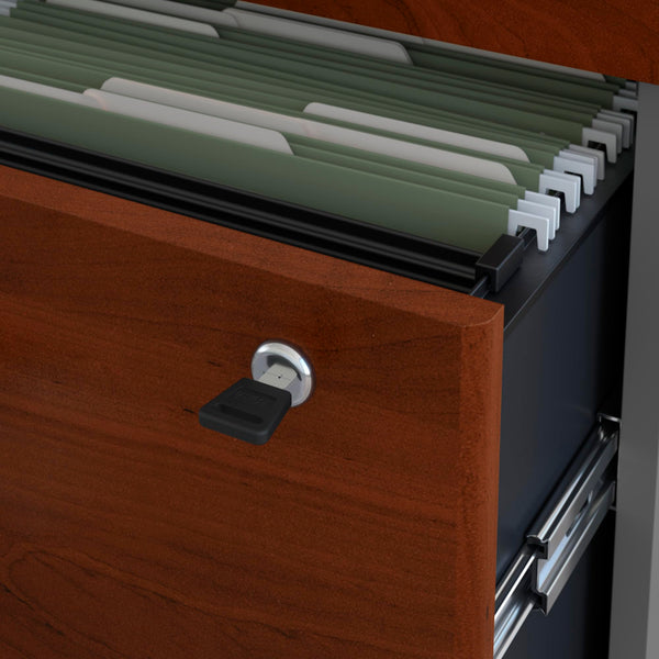 2-Drawer Lateral File Cabinet with Lock | Letter, Legal & A4 Storage