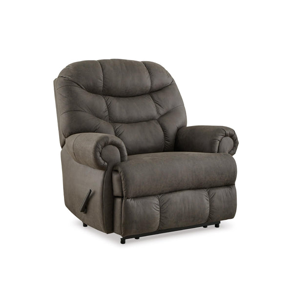 Large Zero Wall Recliner Chair – Grey Faux Leather