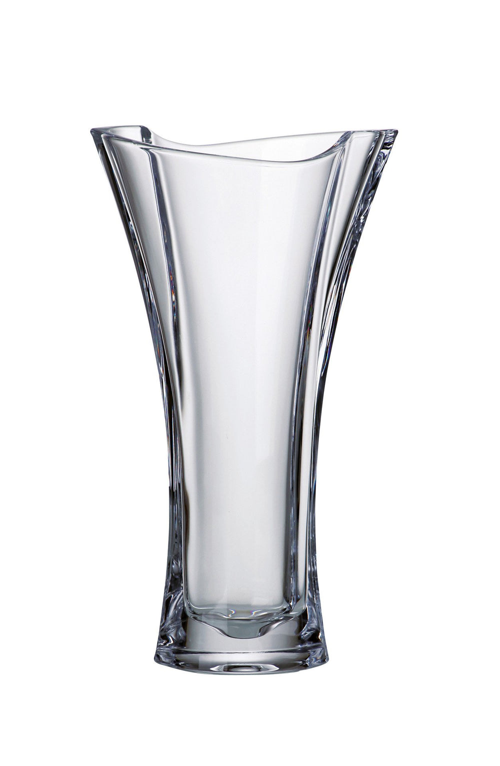 Clear Glass Trumpet Vase 12 Inch