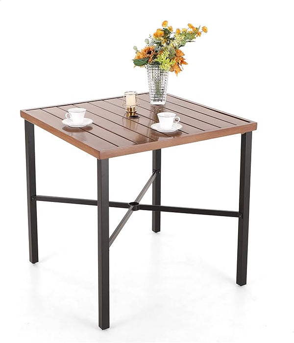 Outdoor Metal Patio Bar Table – Counter Height