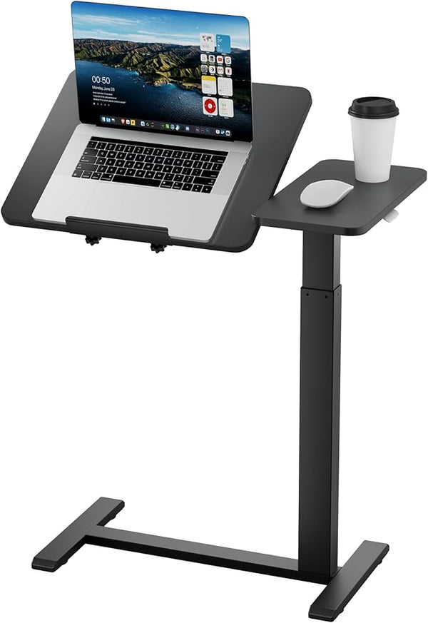 Adjustable Overbed Table with Wheels