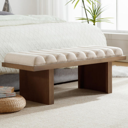47" Upholstered Entryway & Bedroom Bench