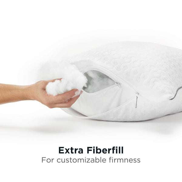 Adjustable Allergen-Barrier Pillow 2-Pack – Standard/Queen