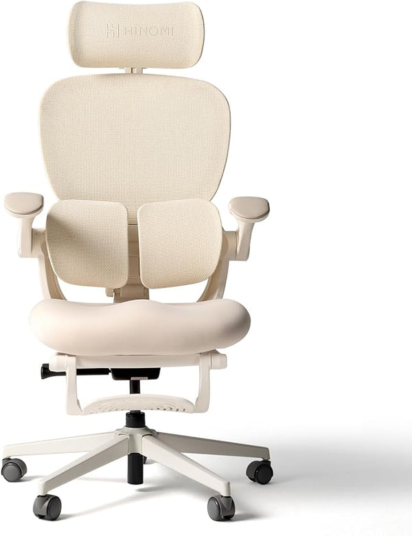 Ergonomic Office Chair with Lumbar Support & Footrest