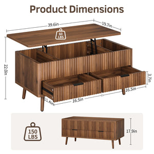 Lift Top Coffee Table with Storage