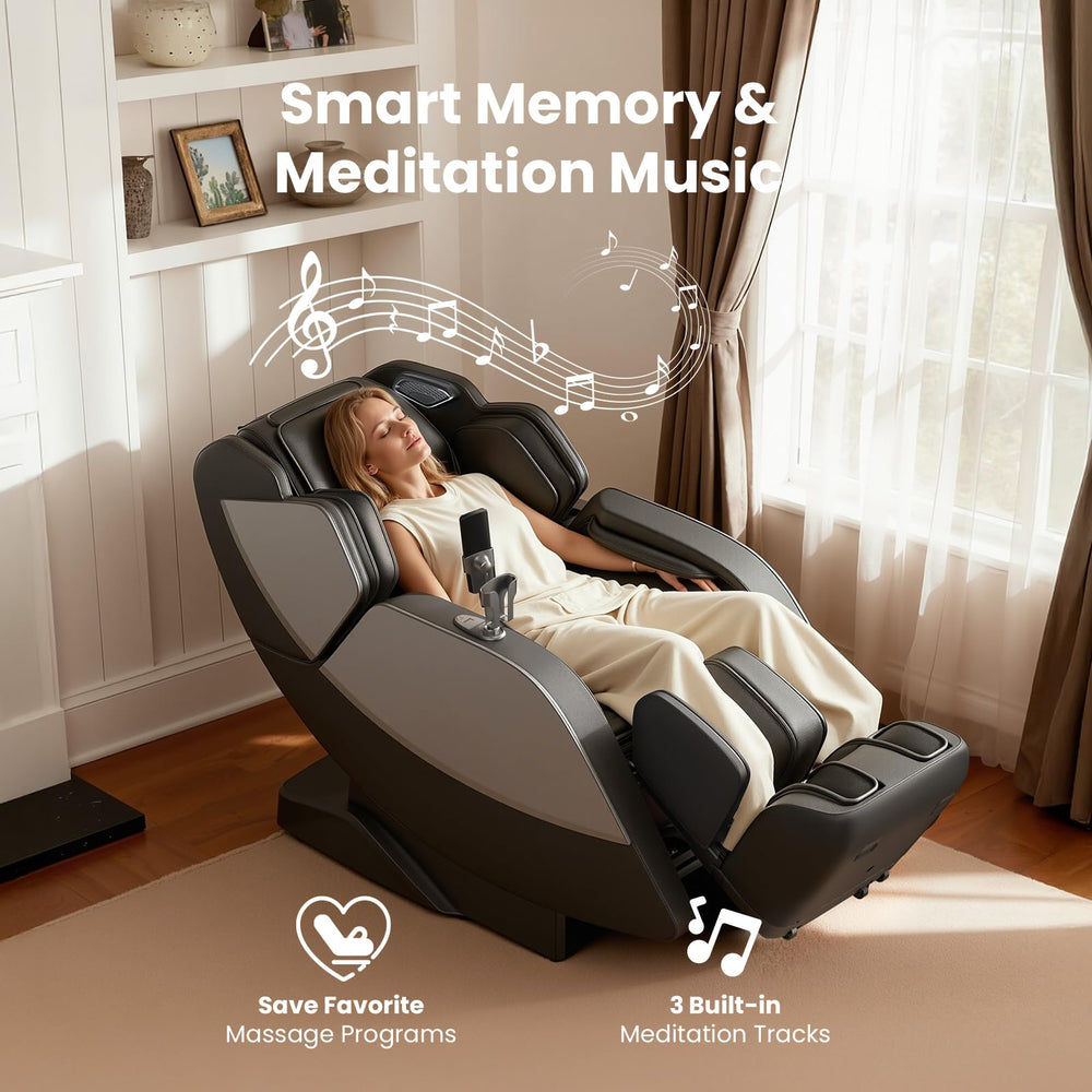 4D Full Body Massage Chair – Zero Gravity SL-Track Recliner
