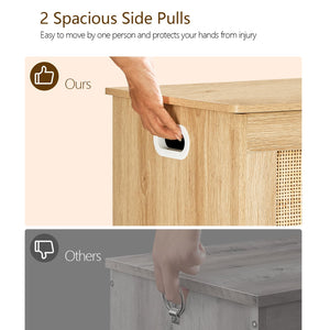 Storage Chest with Safety Hinges