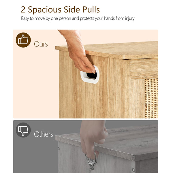 Storage Chest with Safety Hinges