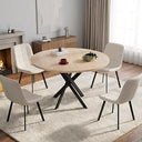 Round Dining Table Set for 4
