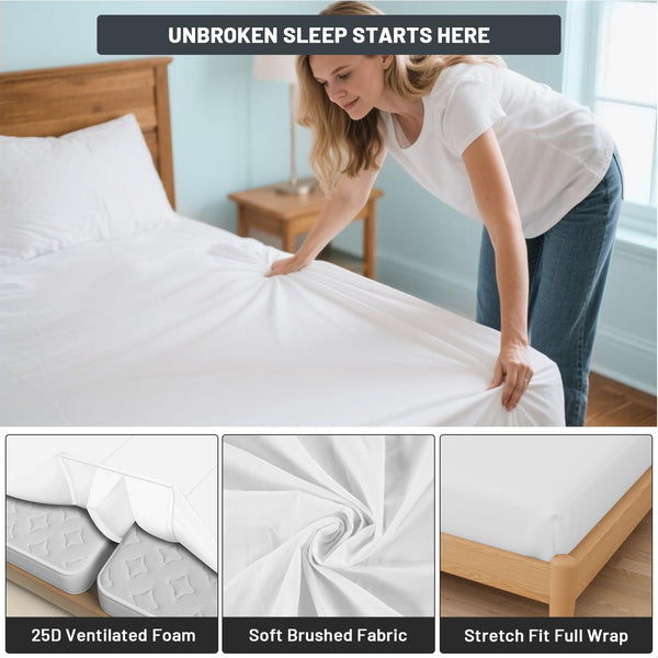 3-in-1 Bed Bridge Kit | Twin XL to King Converter with Split King Gap Filler