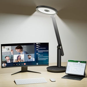 LED Desk Lamp 800LM Dimmable Eye-Caring Reading Light with Timer