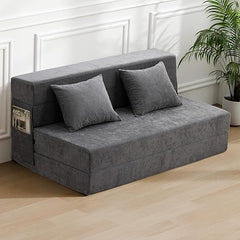 Folding Sofa Bed with Memory Foam – Convertible Sleeper Chair