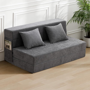 Folding Sofa Bed with Memory Foam – Convertible Sleeper Chair