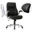Ergonomic High-Back Leather Office Chair