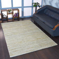 Hand-Knotted Jute Area Rug — Natural Fiber, Indoor & Outdoor