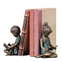 Children Bookend Pair – Brass Decorative Book Ends