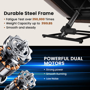 Power Lift Recliner Chair with Dual Motor, Massage & Heat