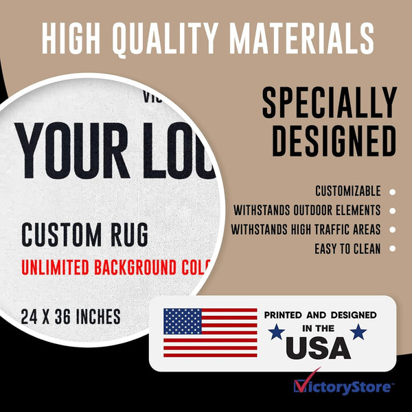 Custom Full-Color Printed Doormat 24x36 Inches