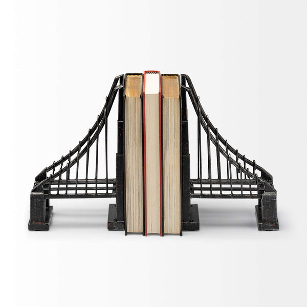 Metal Bridge Suspension Bookends Set of 2