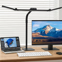 LED Desk Lamp – Triple Light Bar, Gooseneck, Dimmable, CRI 90+
