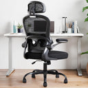 Ergonomic Mesh Office Chair with Lumbar Support & Headrest