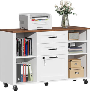 2-Drawer Lateral File Cabinet with Lock