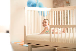 Organic Cotton Crib Fitted Sheet – Standard Size, Ivory