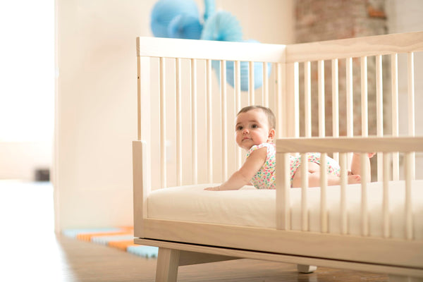 Organic Cotton Crib Fitted Sheet – Standard Size, Ivory