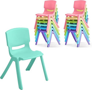 Stackable Kids Plastic Chairs Set for Classroom & Daycare